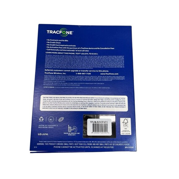 LG Treasure LTE L52VL TracFone 8GB Black Android Smartphone New Factory Sealed - Picture 6 of 11